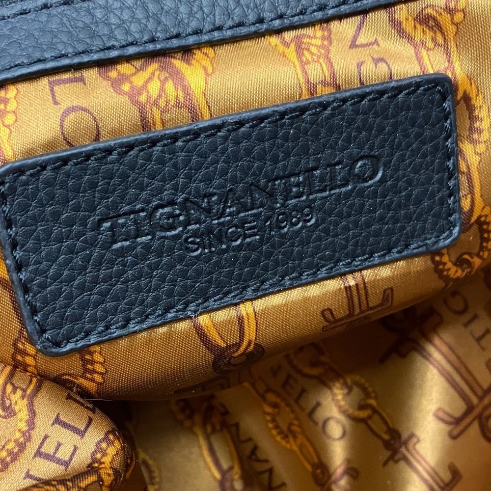 Tignanello Women's Black Suede Shoulder Bag - Picture 9 of 16